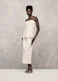 Lula Linen Blend Bandeau Top
